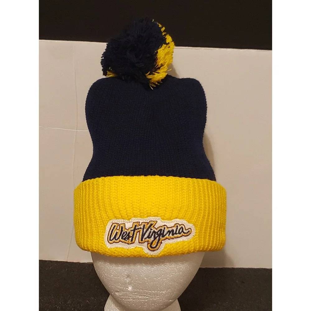 west virginia mountaineers Snow Hat Beanie Cap Sewn‎ On Patch
